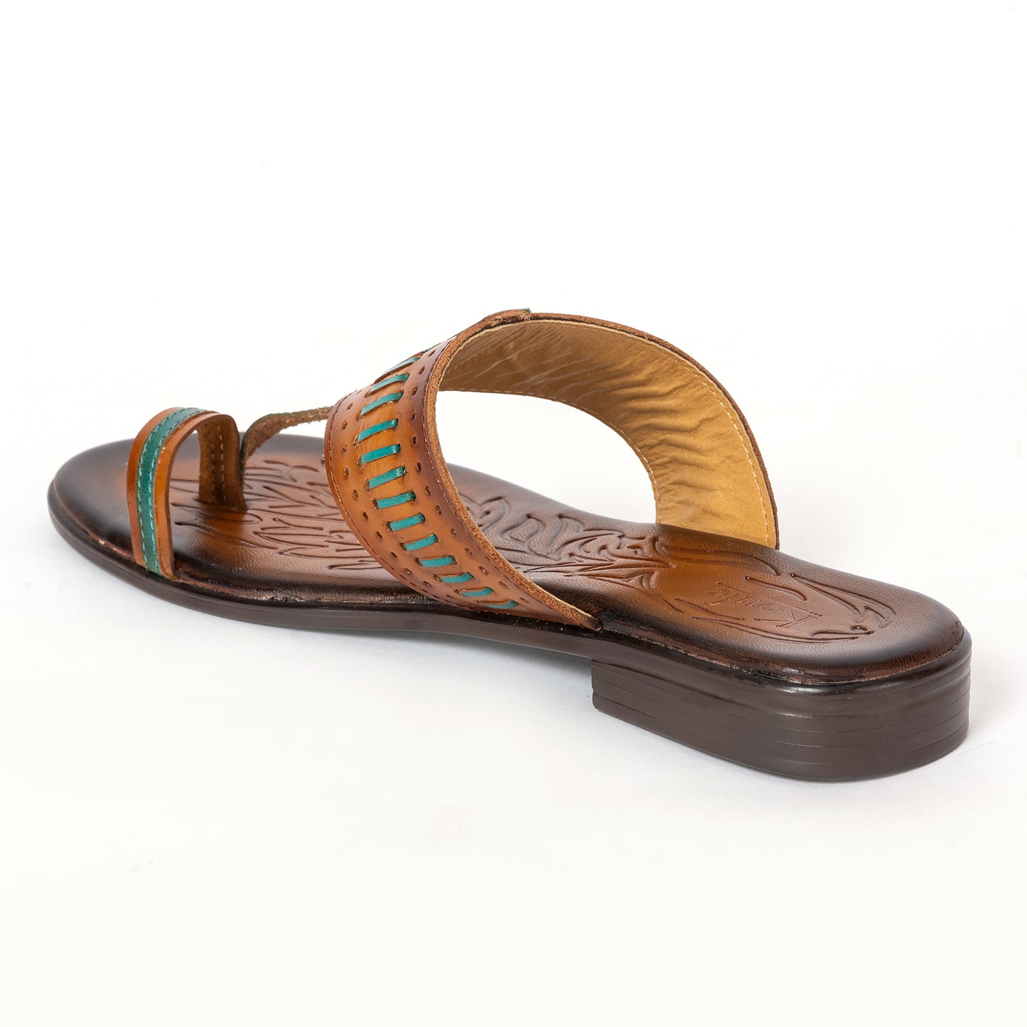 Ethnic Kolhapuris GREEN