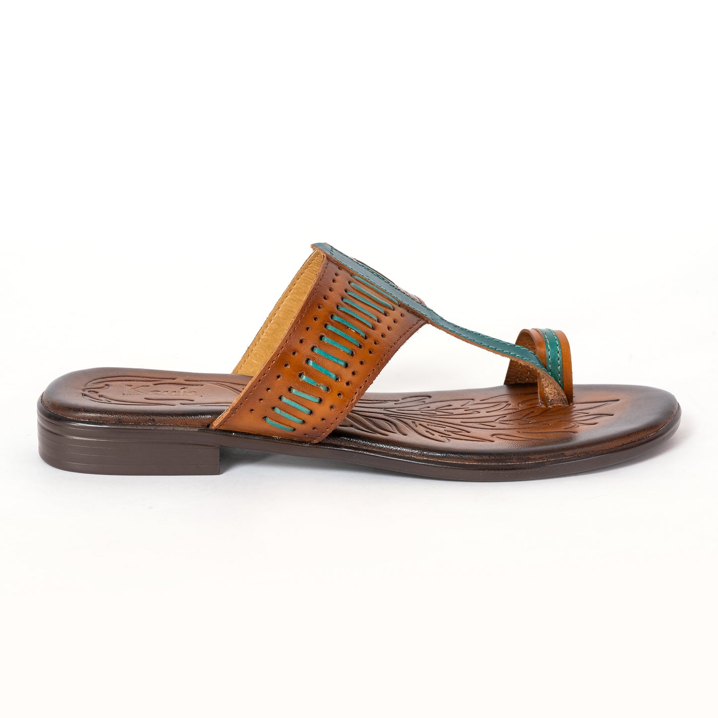 Ethnic Kolhapuris GREEN