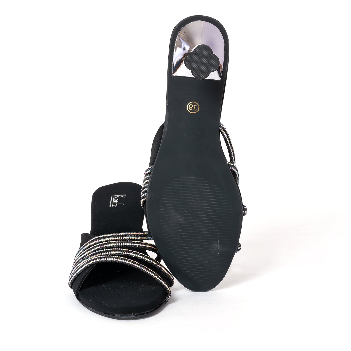 Party Slip Ons BLACK