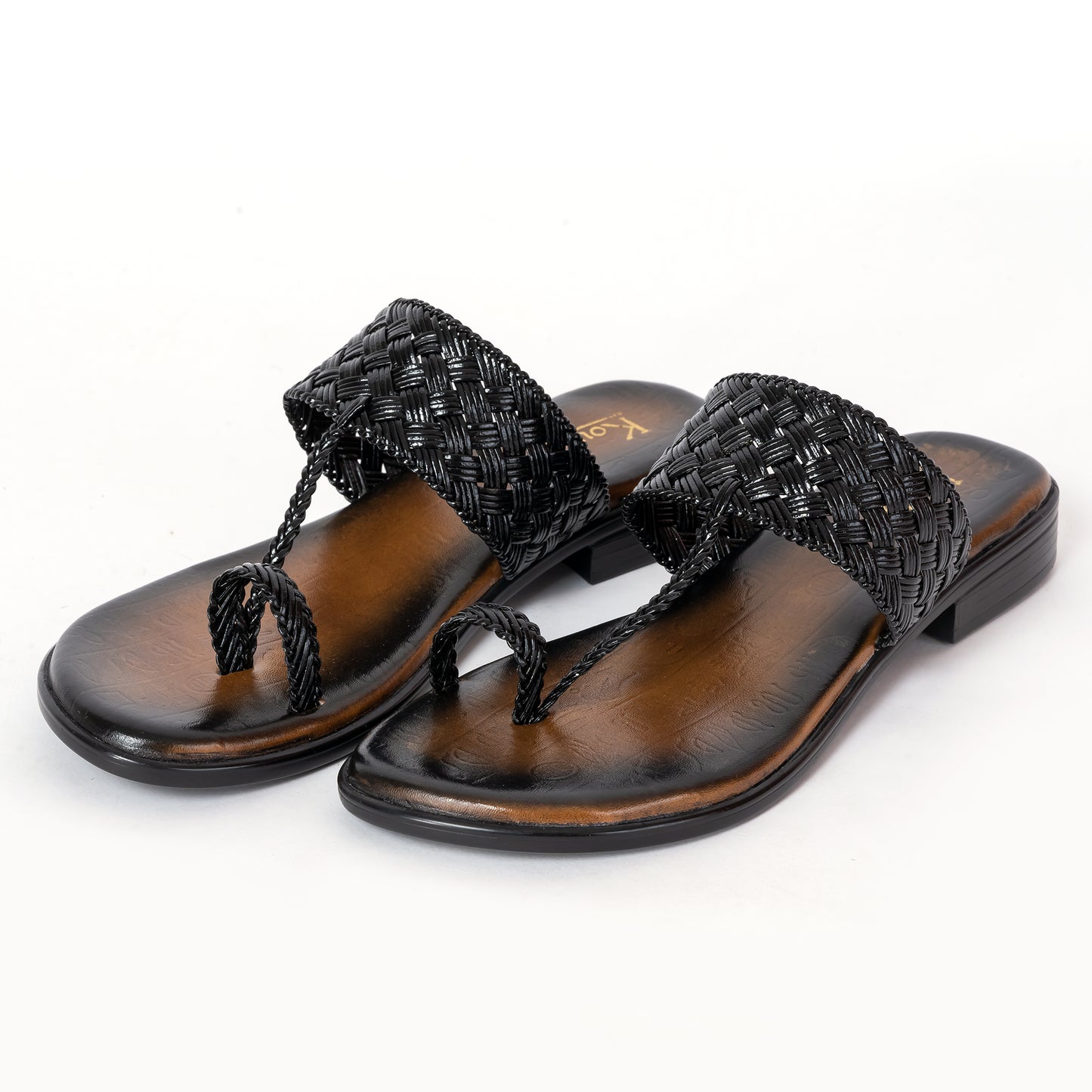 Ethnic  Kolhapuris BLACK