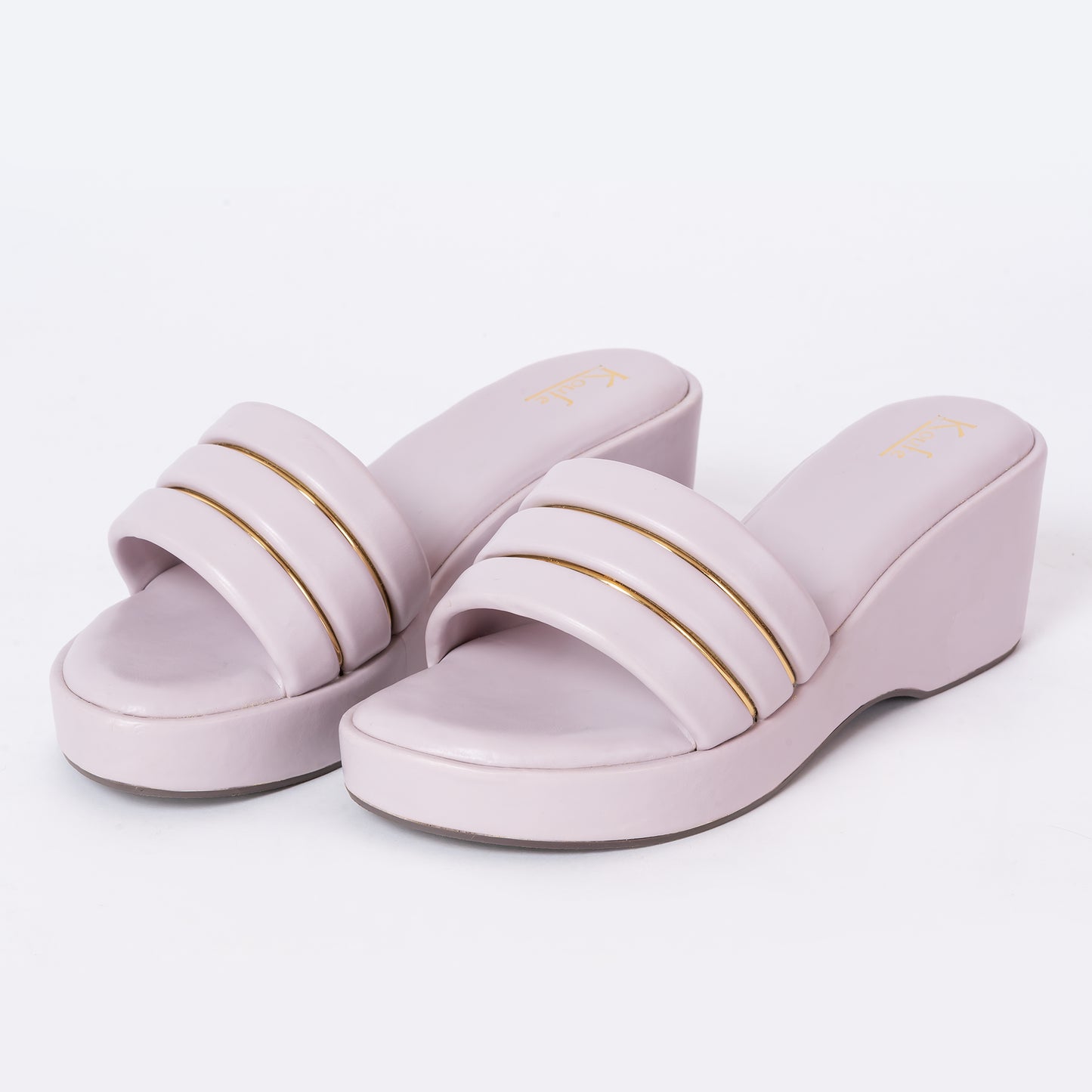 Casual WEDGES Slip Ons LILAC