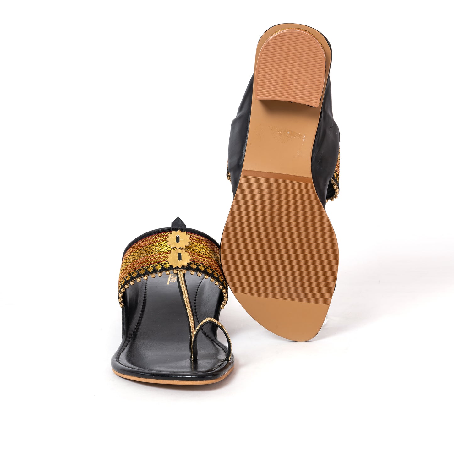 Ethnic  Kolhapuris Black