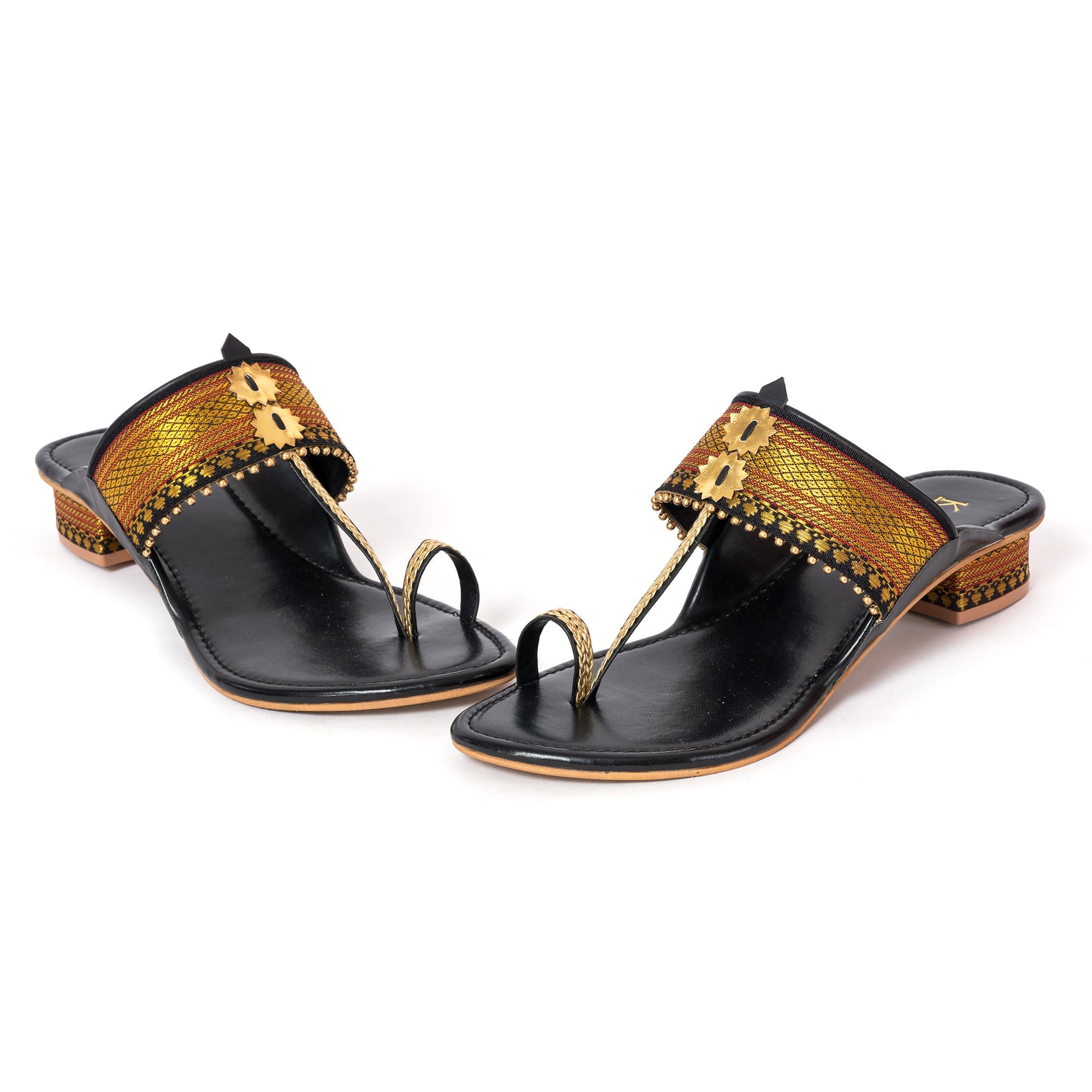 Ethnic  Kolhapuris Black