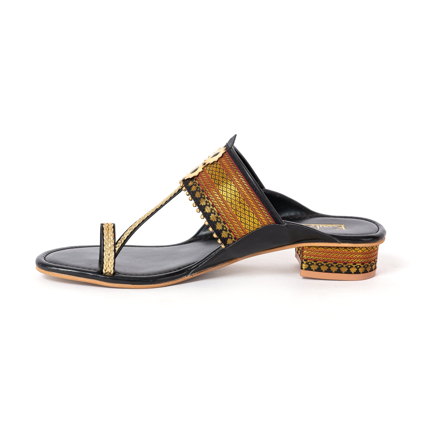 Ethnic  Kolhapuris Black