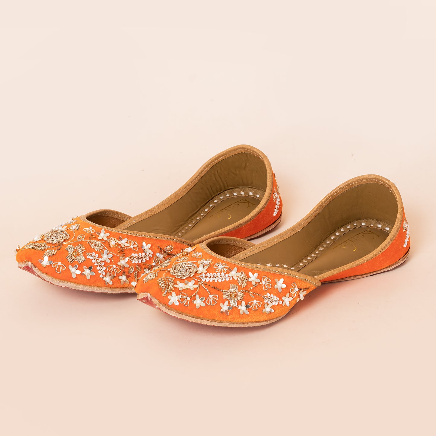 Ethnic  Mojaris ORANGE