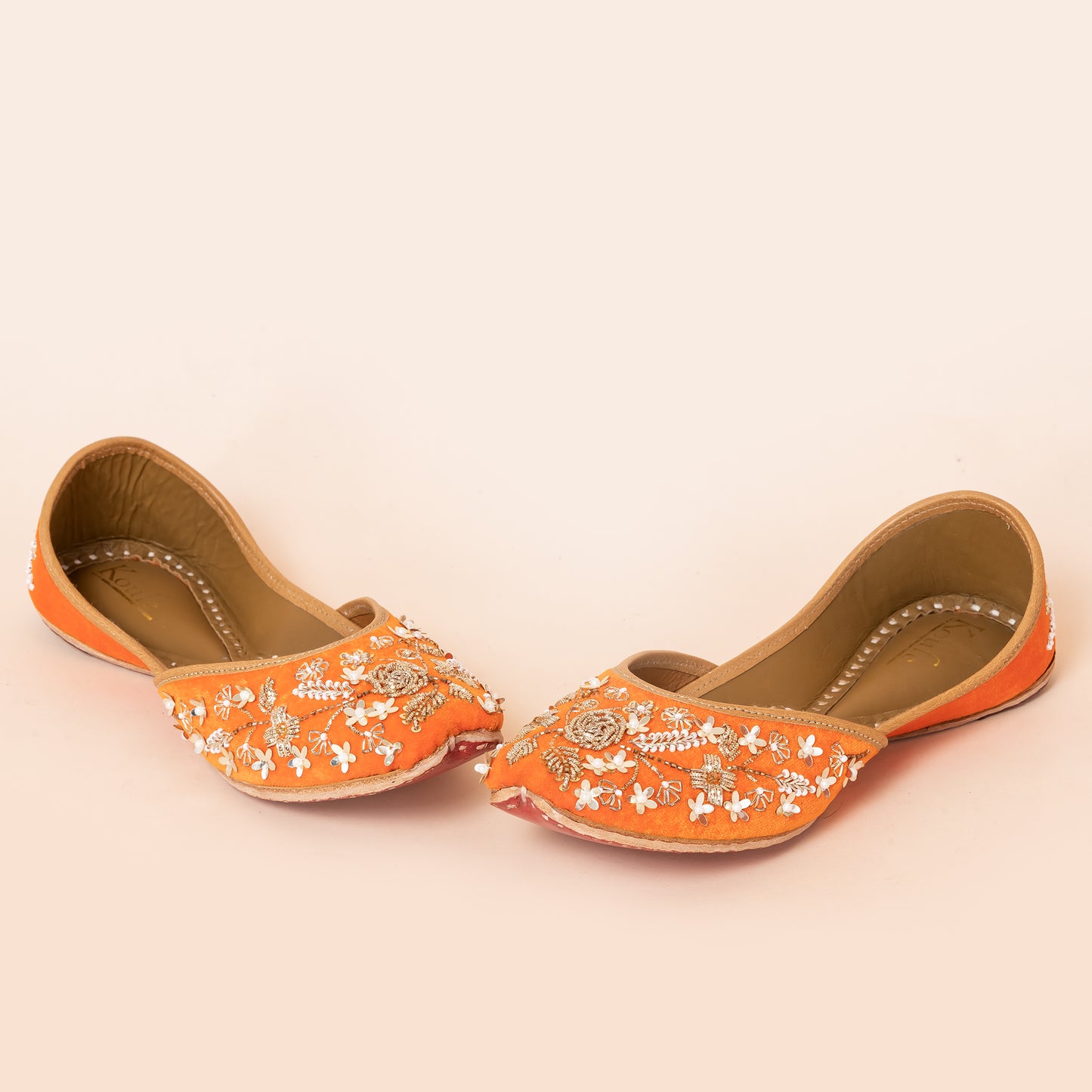 Ethnic  Mojaris ORANGE