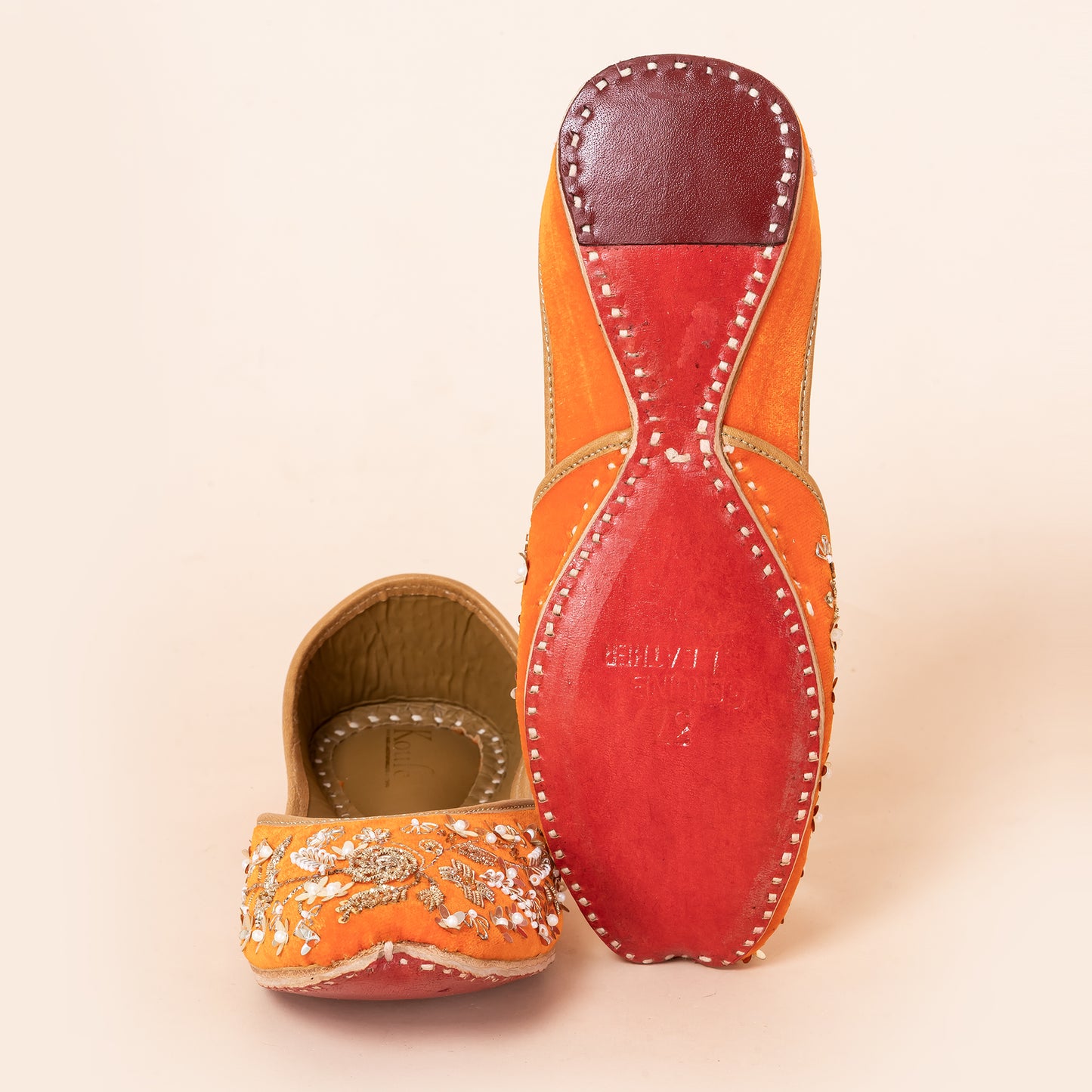 Ethnic  Mojaris ORANGE