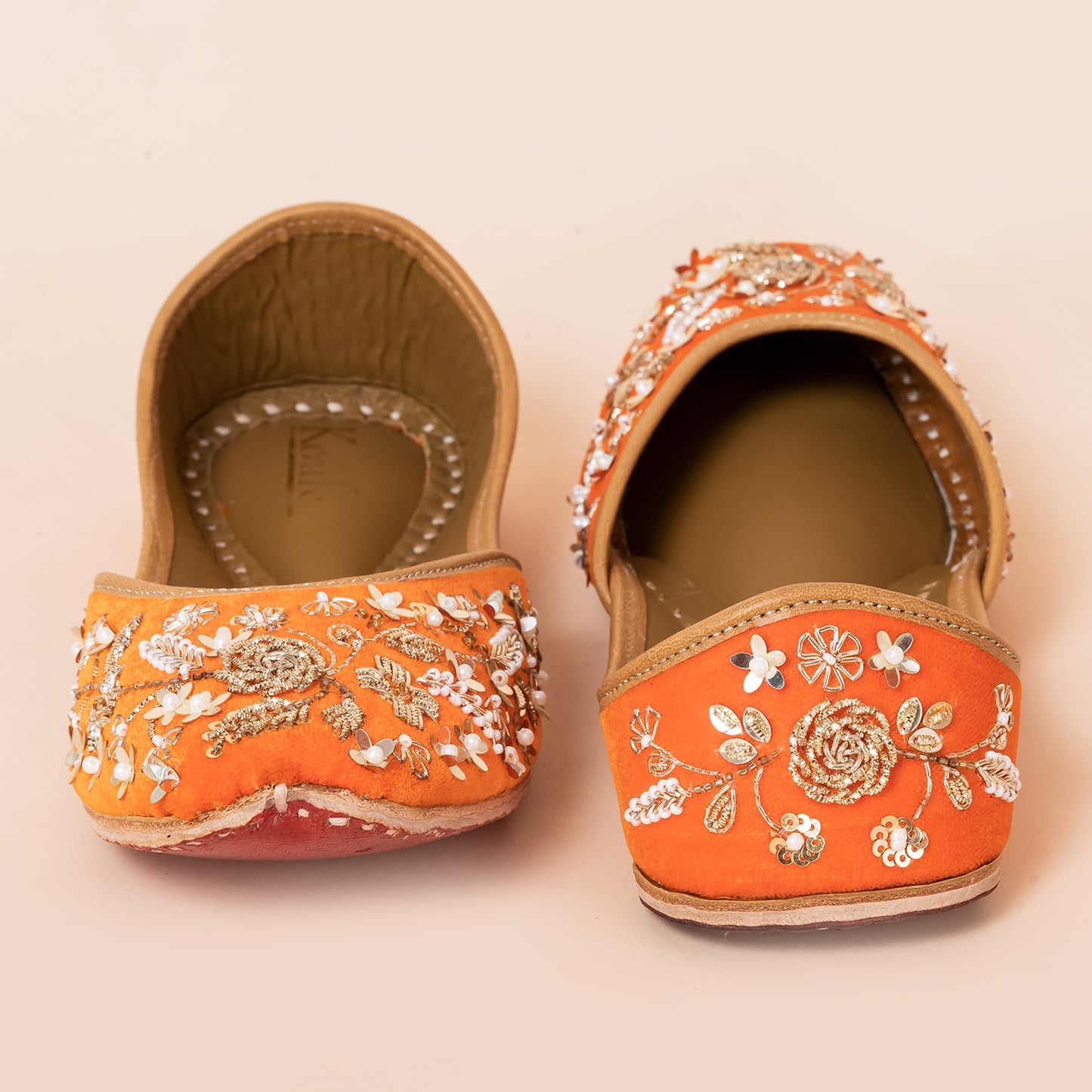 Ethnic  Mojaris ORANGE