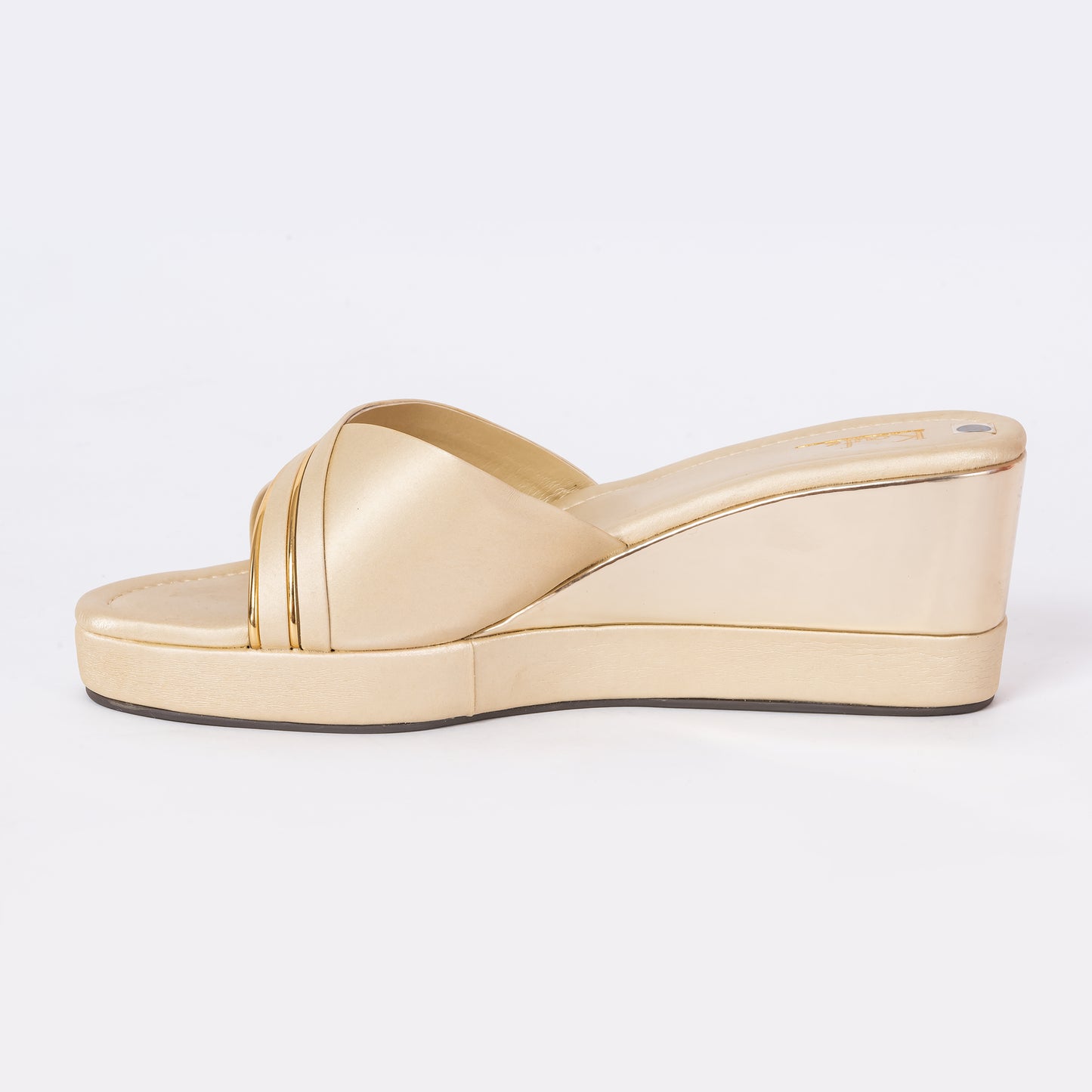 Casual WEDGES Slip Ons GOLD