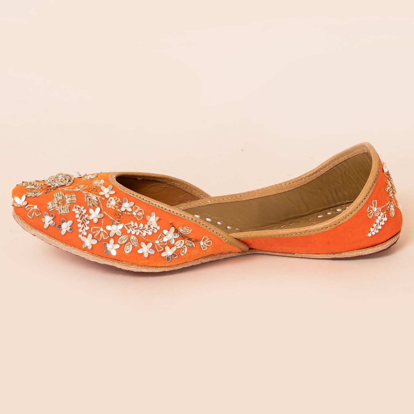 Ethnic  Mojaris ORANGE