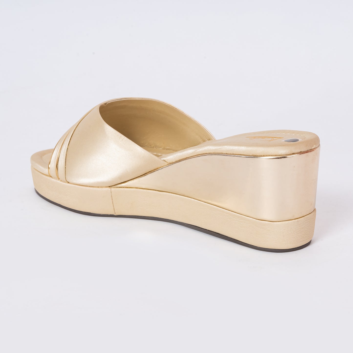 Casual WEDGES Slip Ons GOLD
