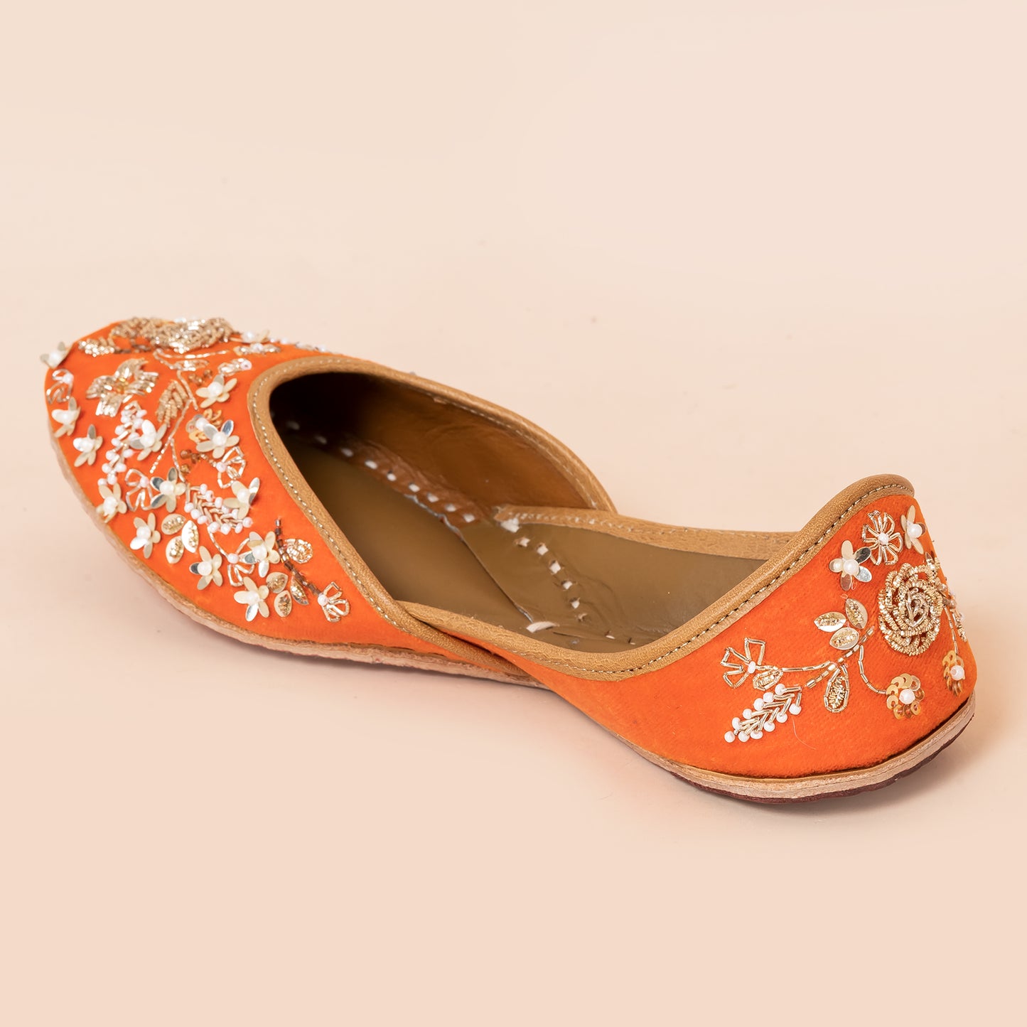 Ethnic  Mojaris ORANGE