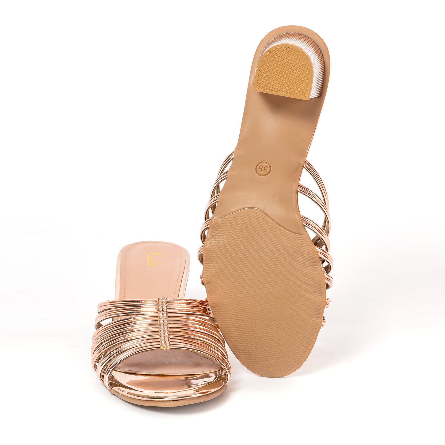 Party Slip Ons ROSEGOLD
