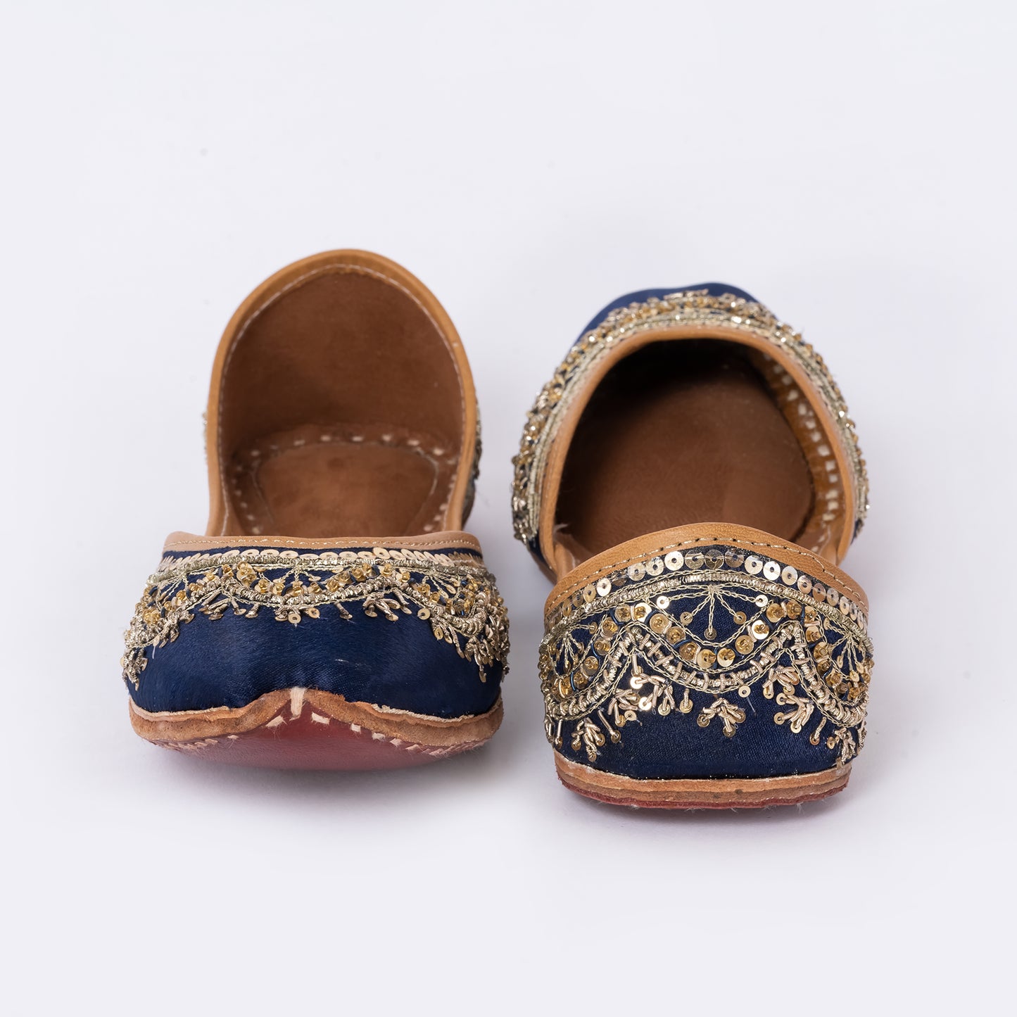 Ethnic Mojaris Deep Blue