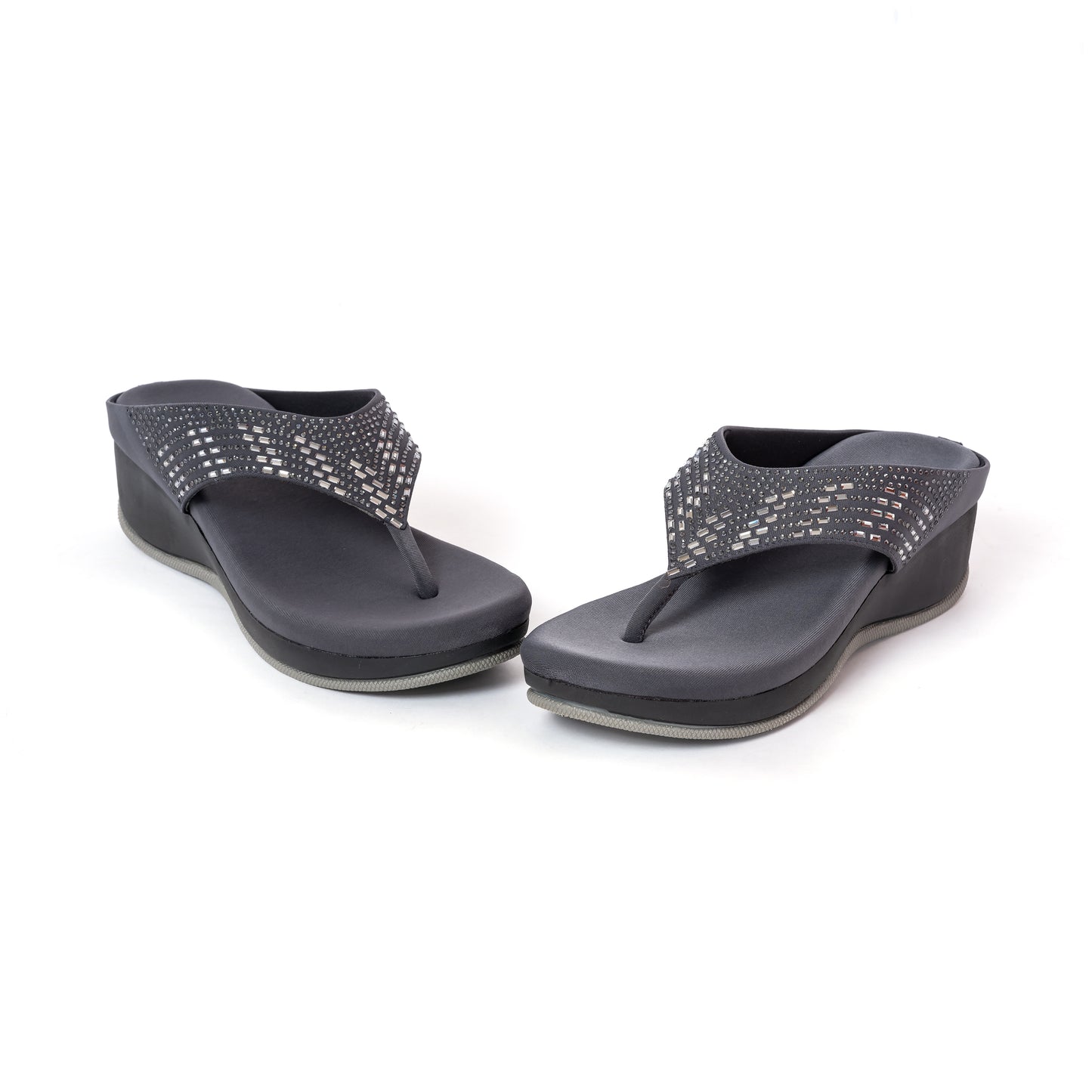 Party WEDGES SILLPERS GREY