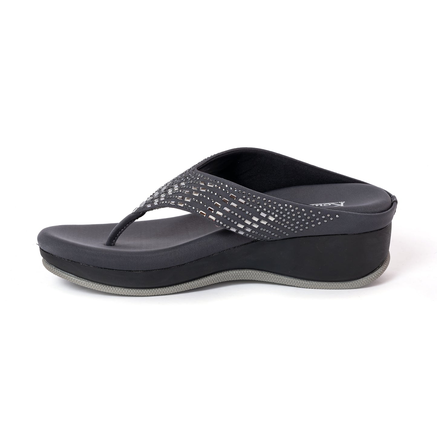 Party WEDGES SILLPERS GREY
