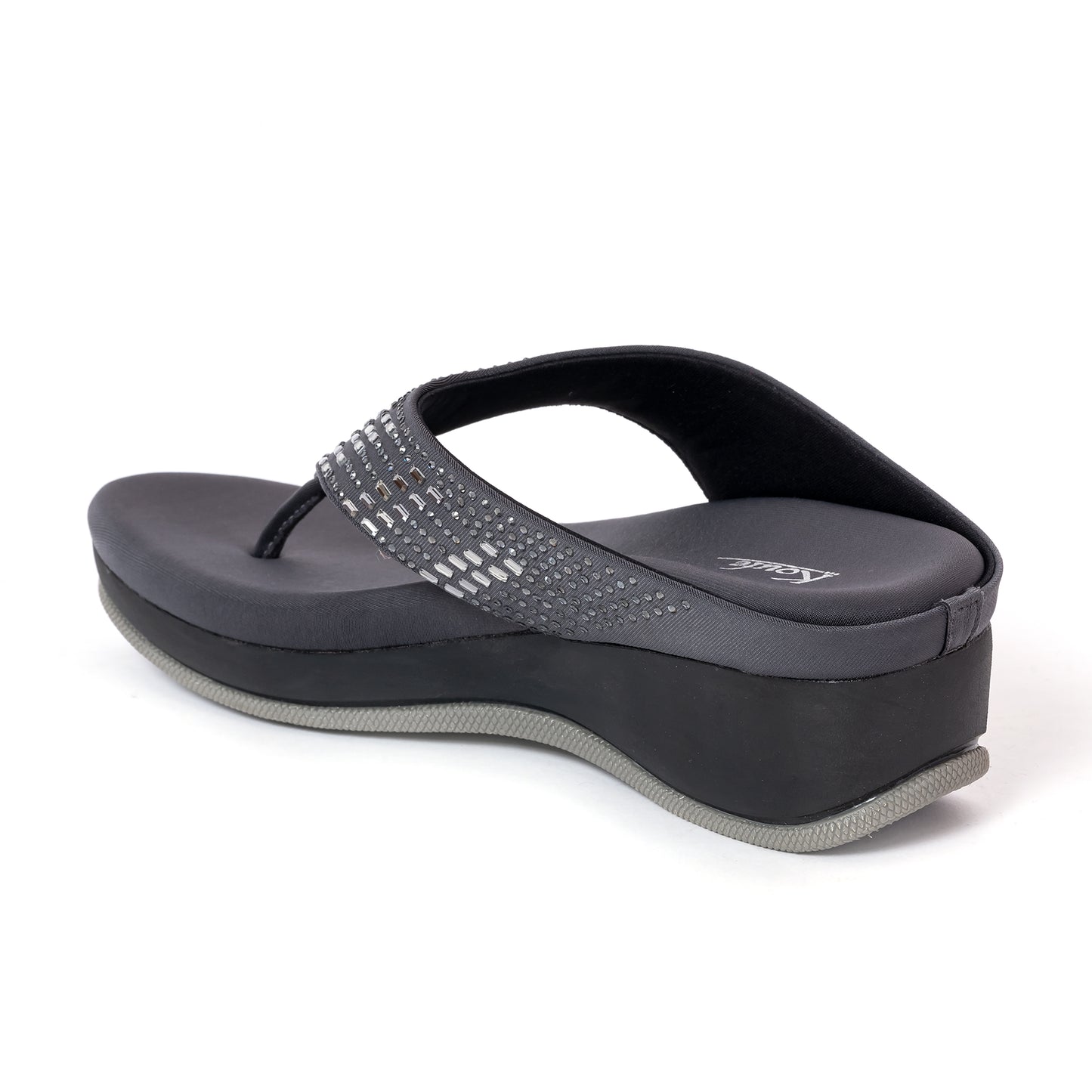 Party WEDGES SILLPERS GREY