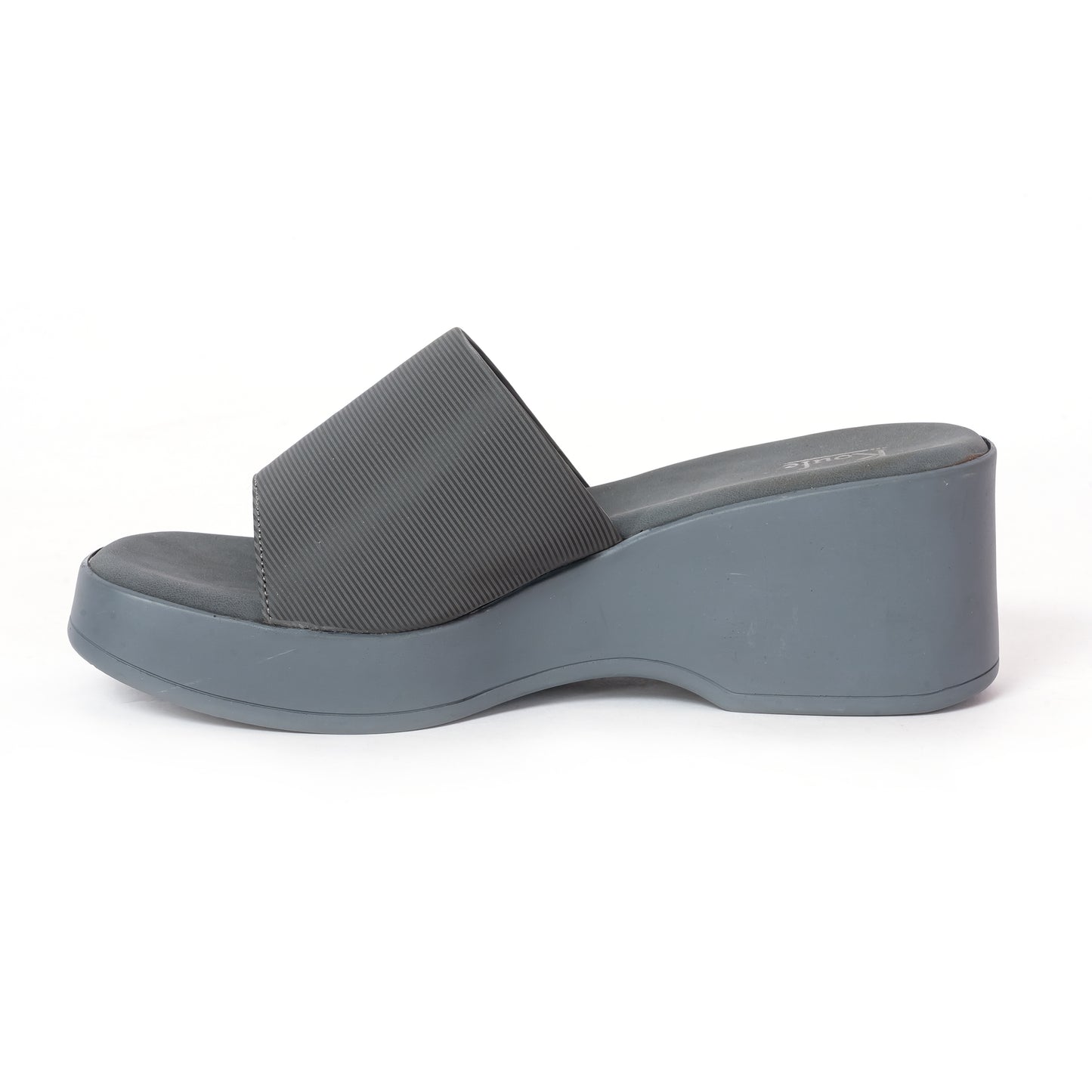 Party WEDGES Slip Ons GREY