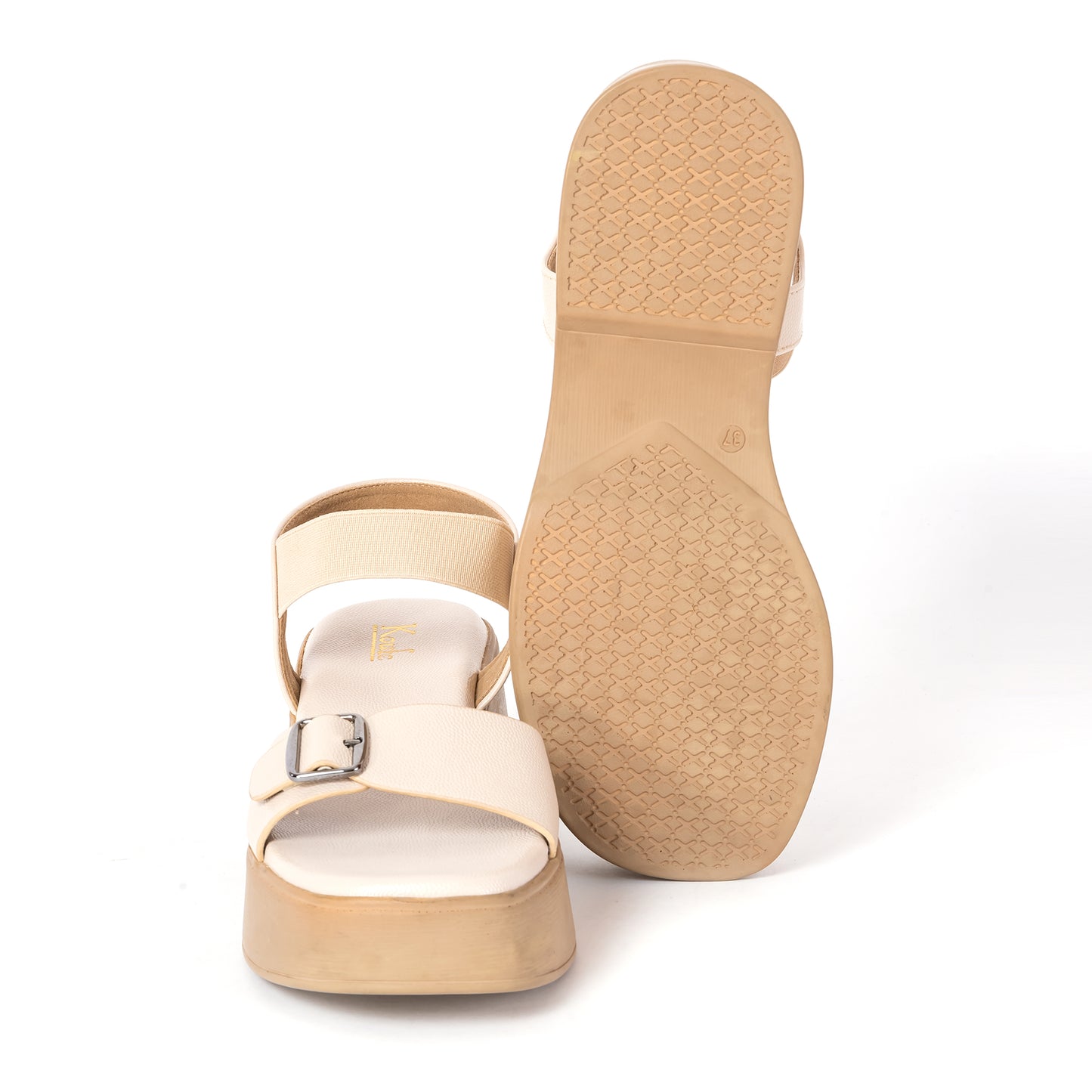 Party WEDGES SANDAL BEIGE