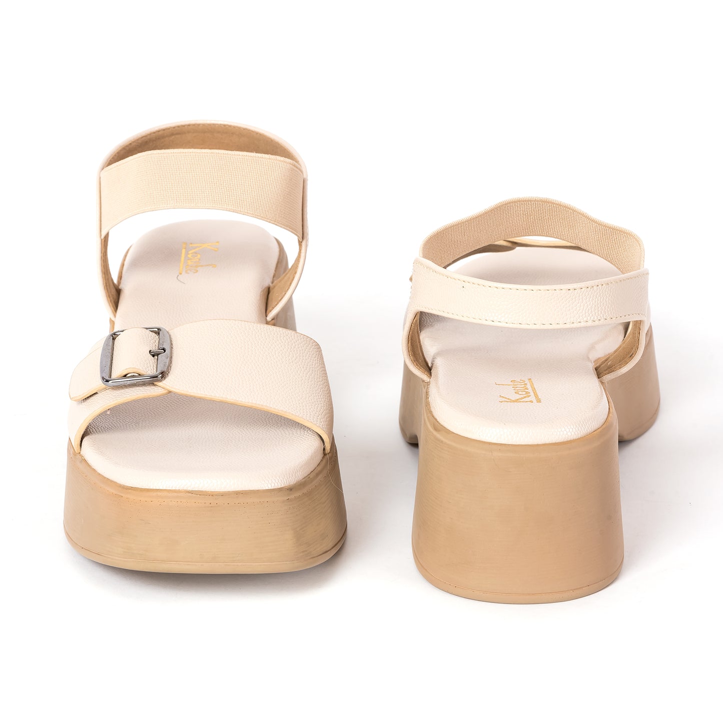 Party WEDGES SANDAL BEIGE