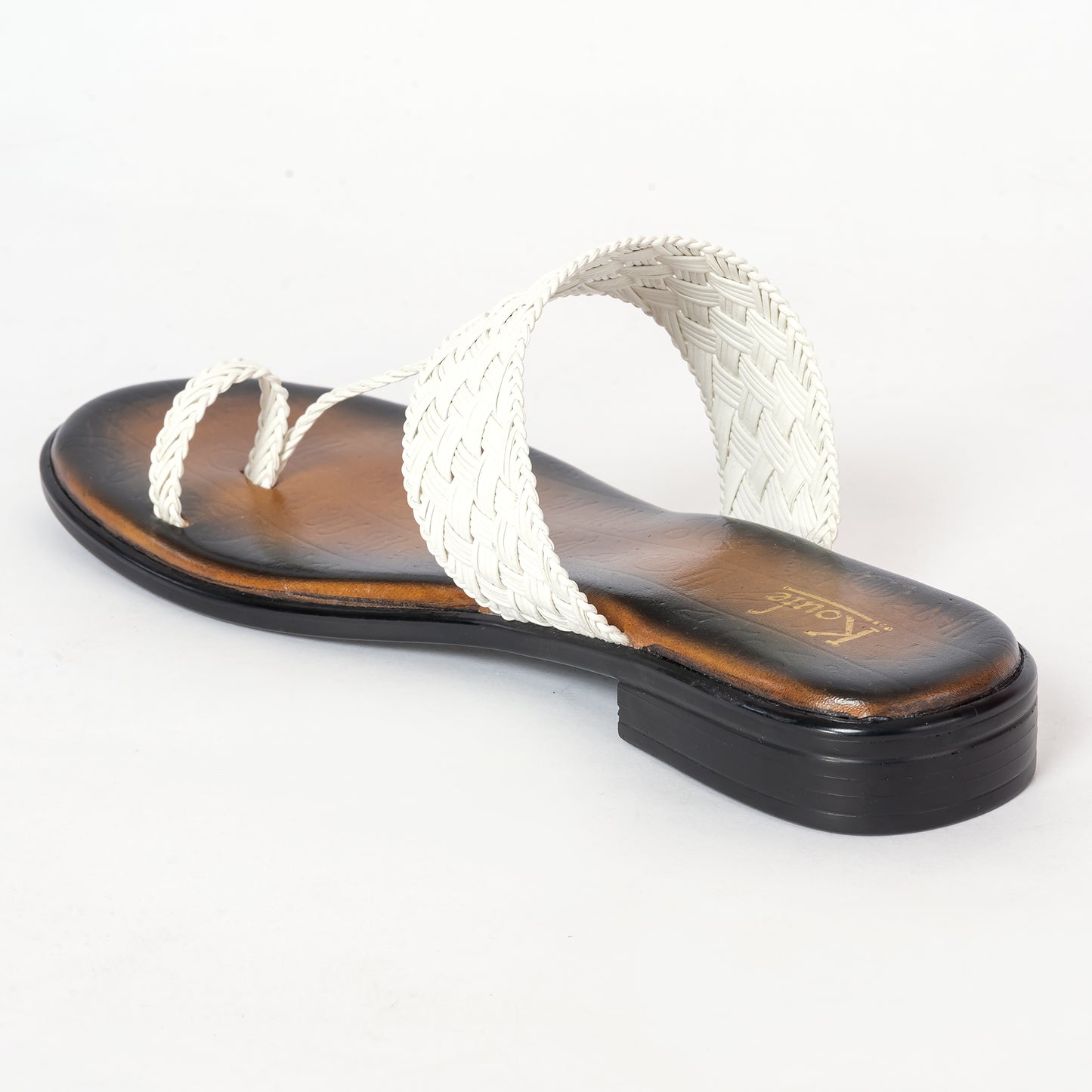 Ethnic Kolhapuris WHITE