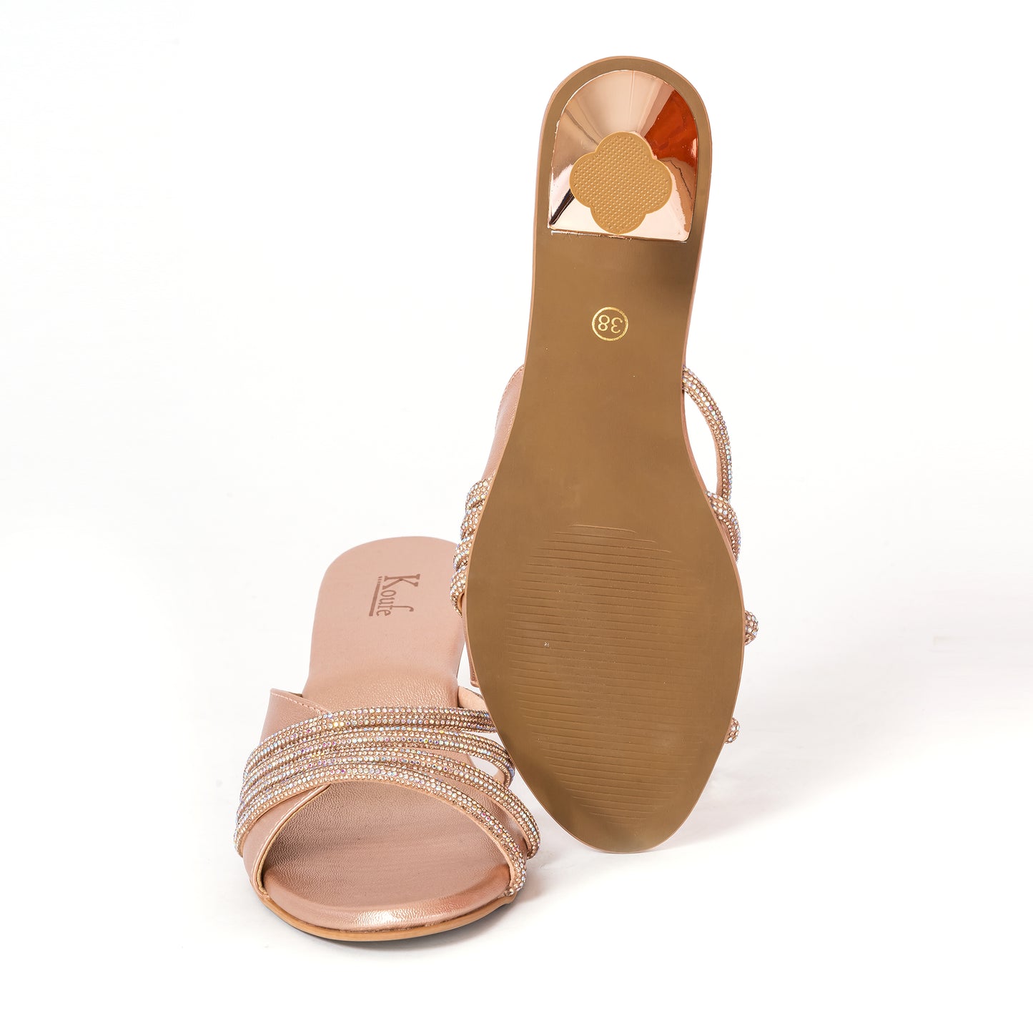 Party Slip Ons ROSEGOLD
