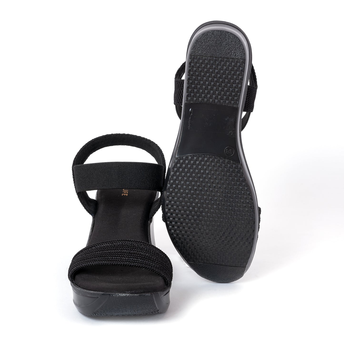 Party WEDGES SANDAL BLACK