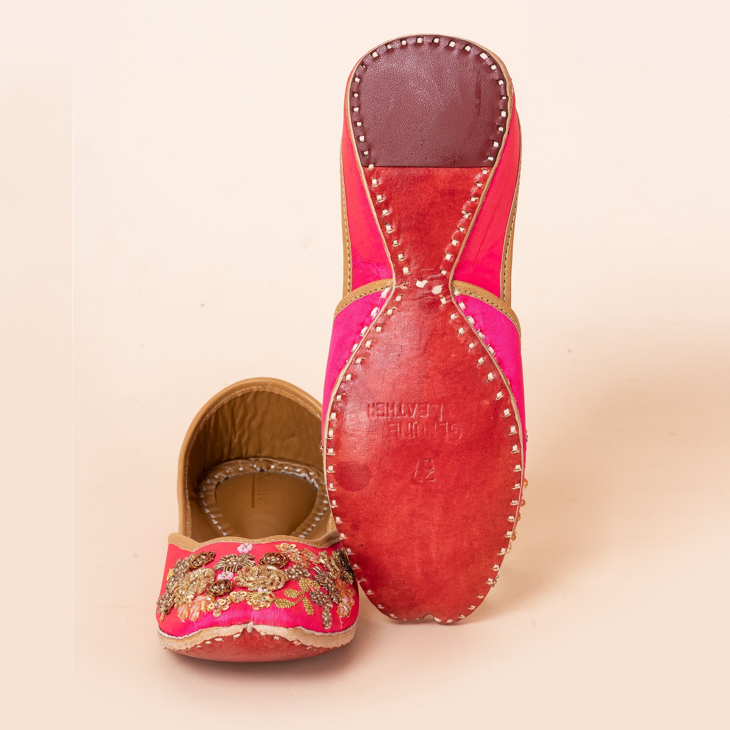 Ethnic Mojaris PINK