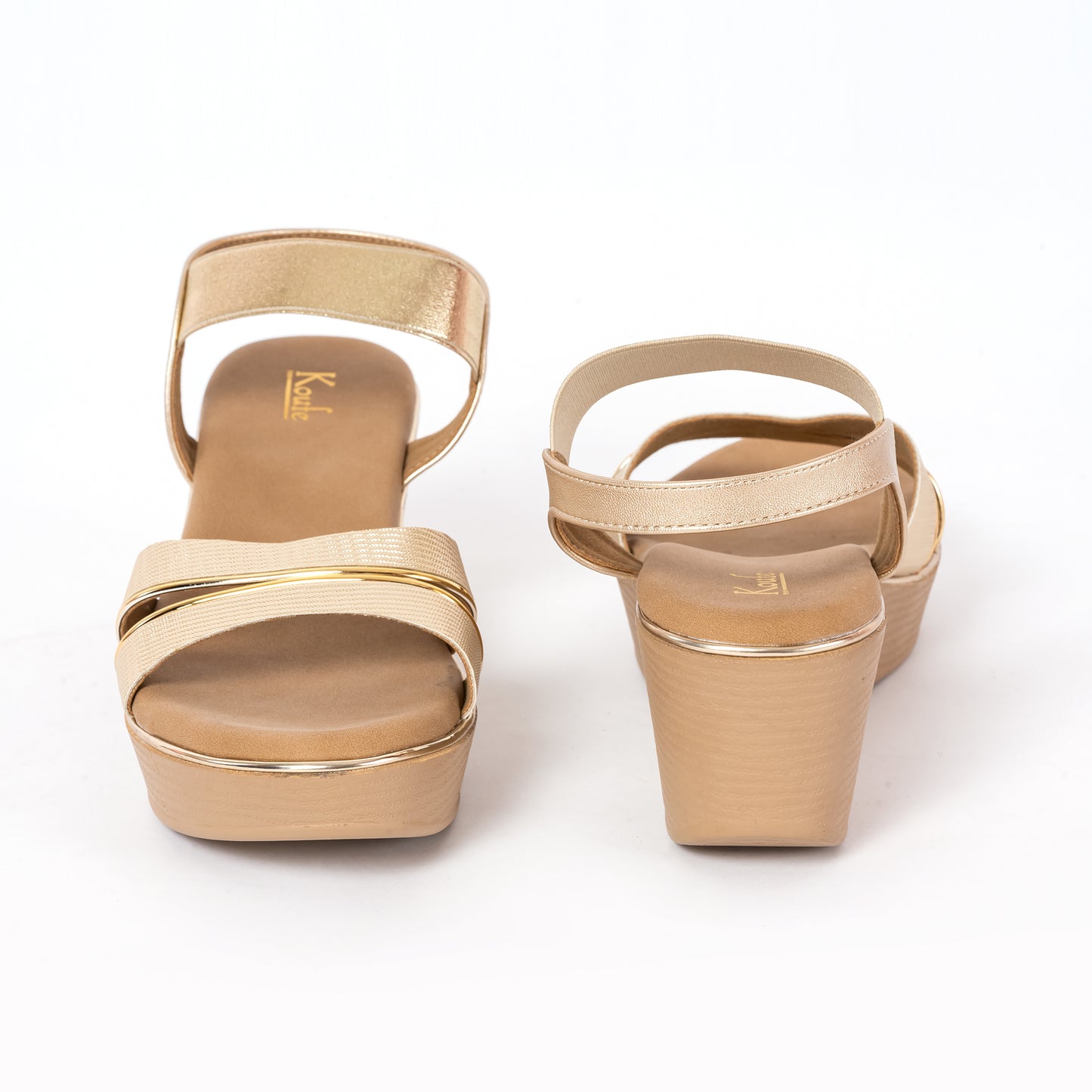 Party WEDGES SANDAL GOLD