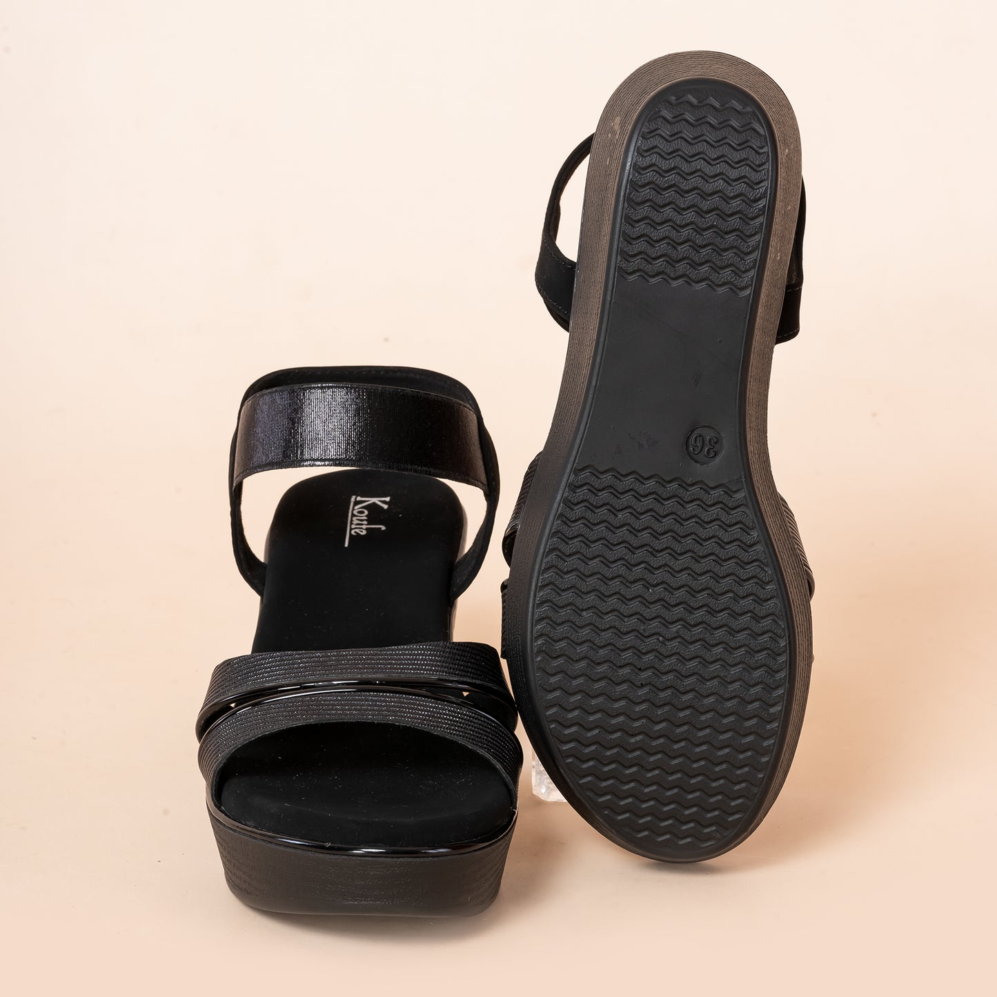 Party WEDGES SANDAL BLACK