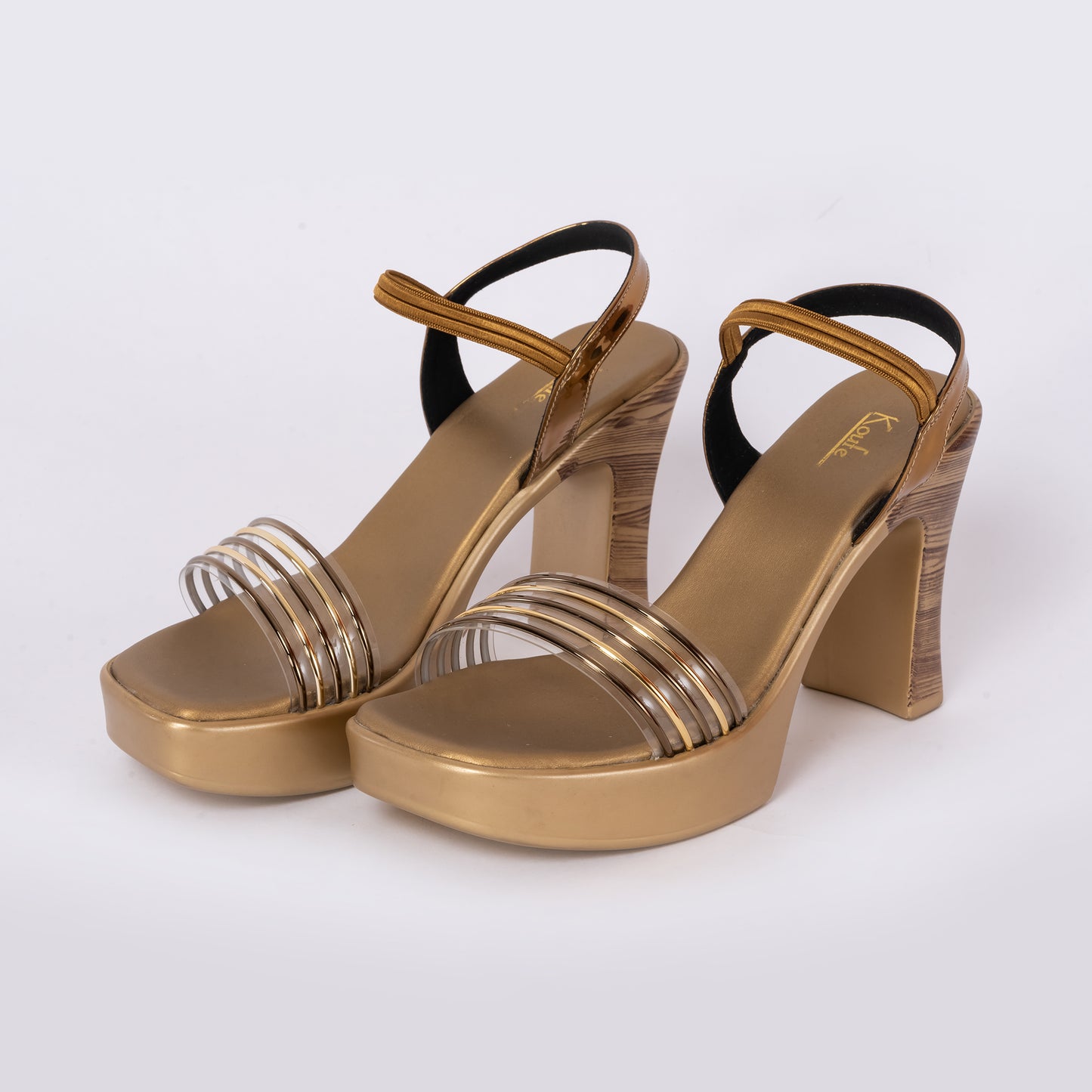 Party Block Heel Sandals Antique