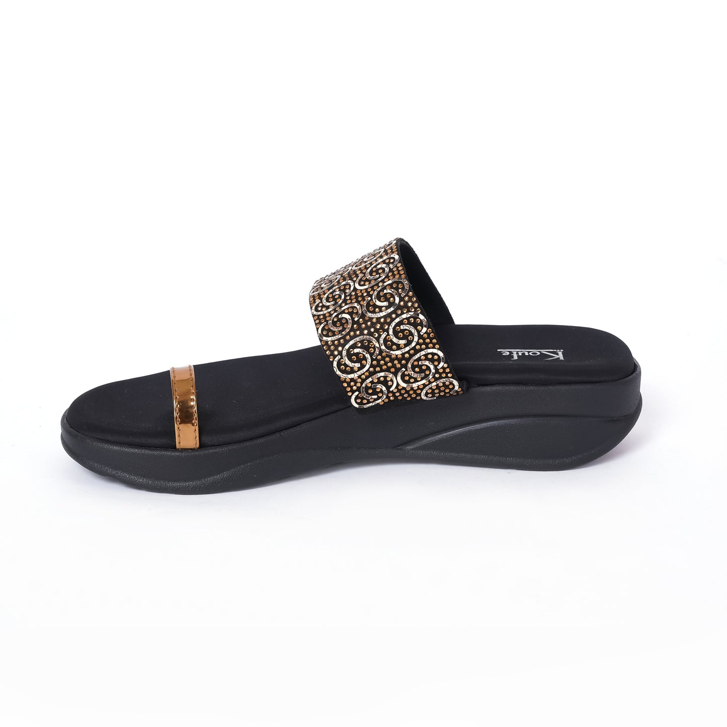 Round Toe Platforms- Black