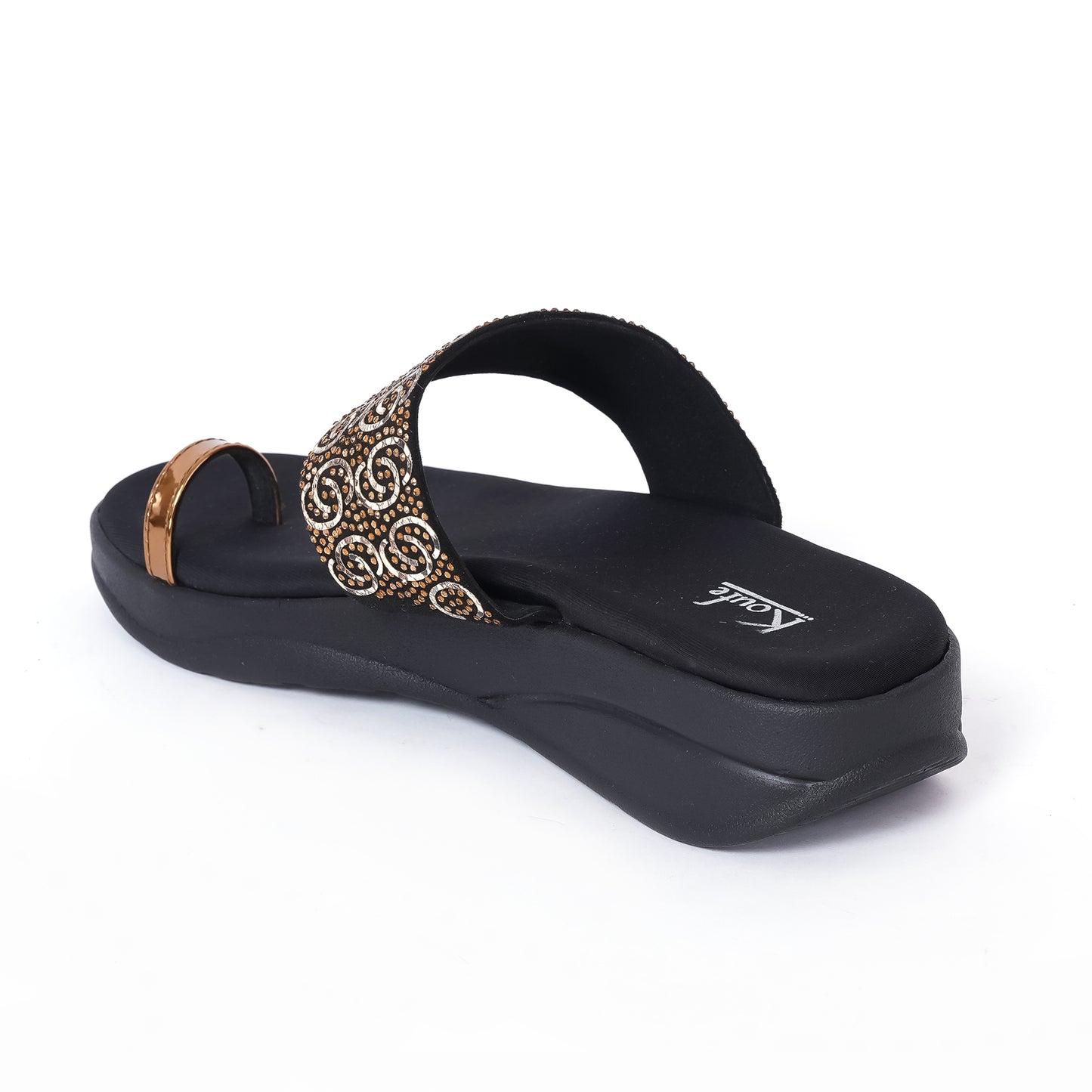 Round Toe Platforms- Black