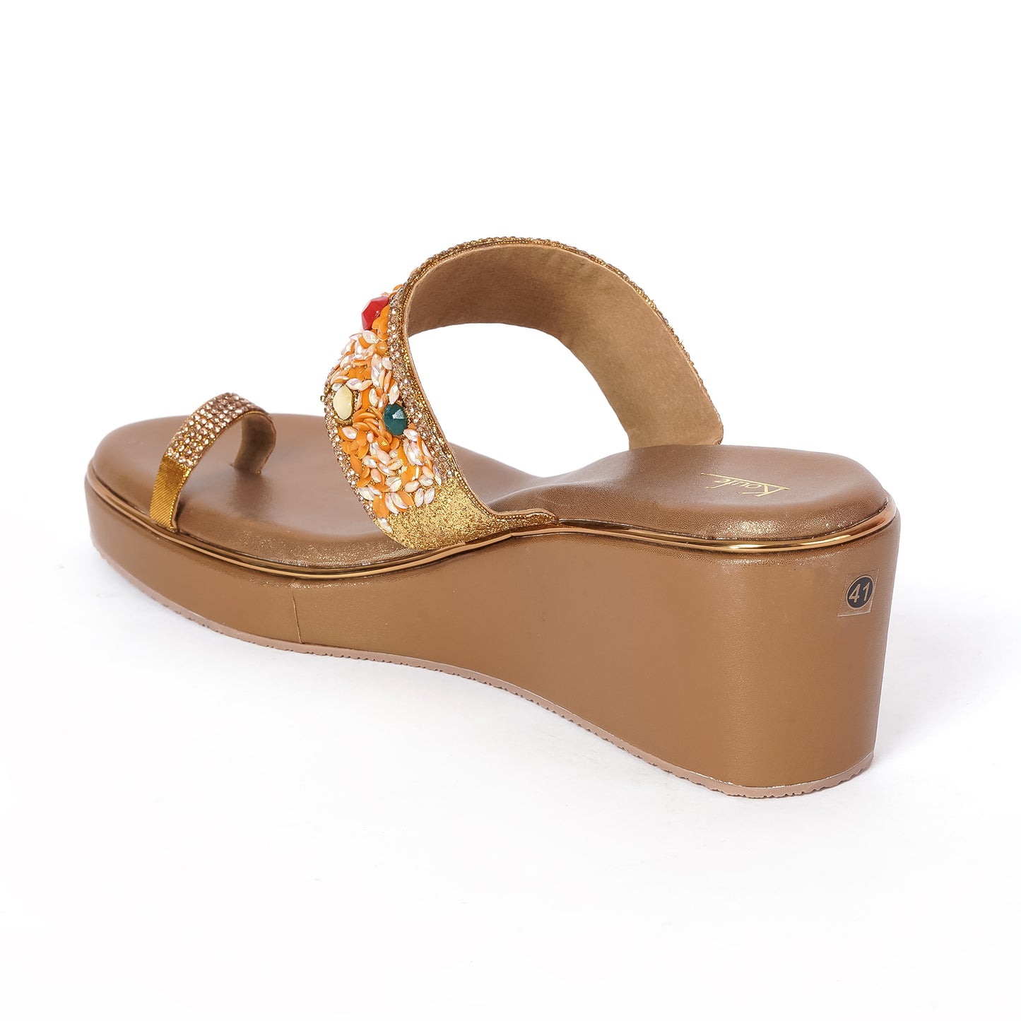 Ethnic WEDGES Slip Ons ANTIQUE