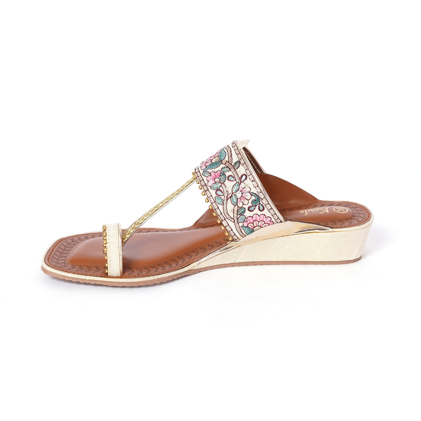 Ethnic Kolhapuris BEIGE