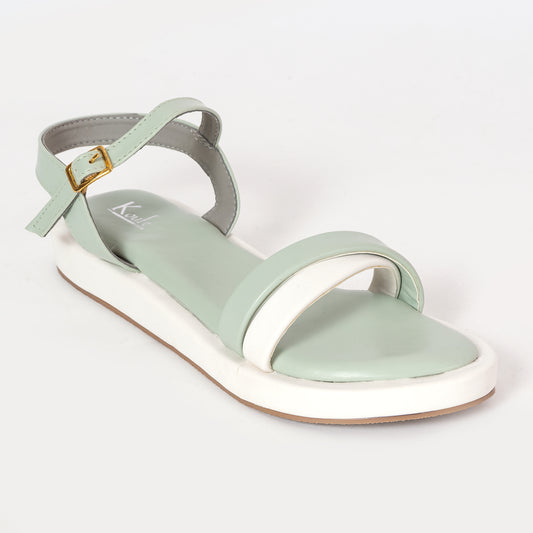 Casual FLAT SANDALS L.GREEN