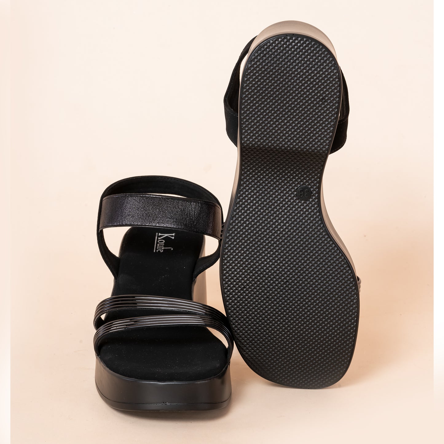 Party WEDGES SANDAL BLACK