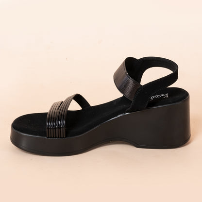 Party WEDGES SANDAL BLACK