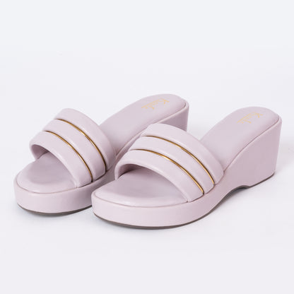 Casual WEDGES Slip Ons LILAC