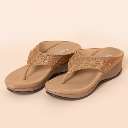 Party WEDGES SILLPERS ANTIQUE