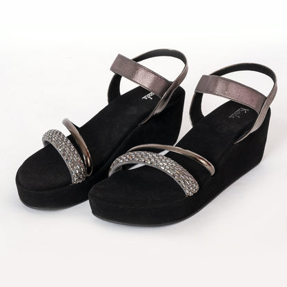 Party WEDGES SANDAL BLACK