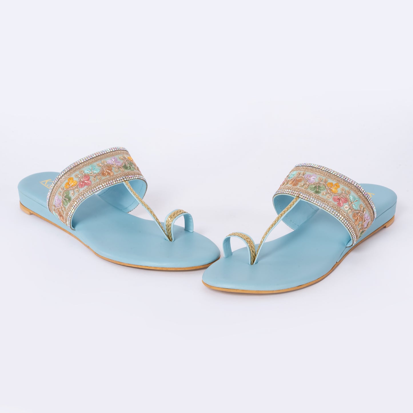 Ethnic Kolhapuris Blue