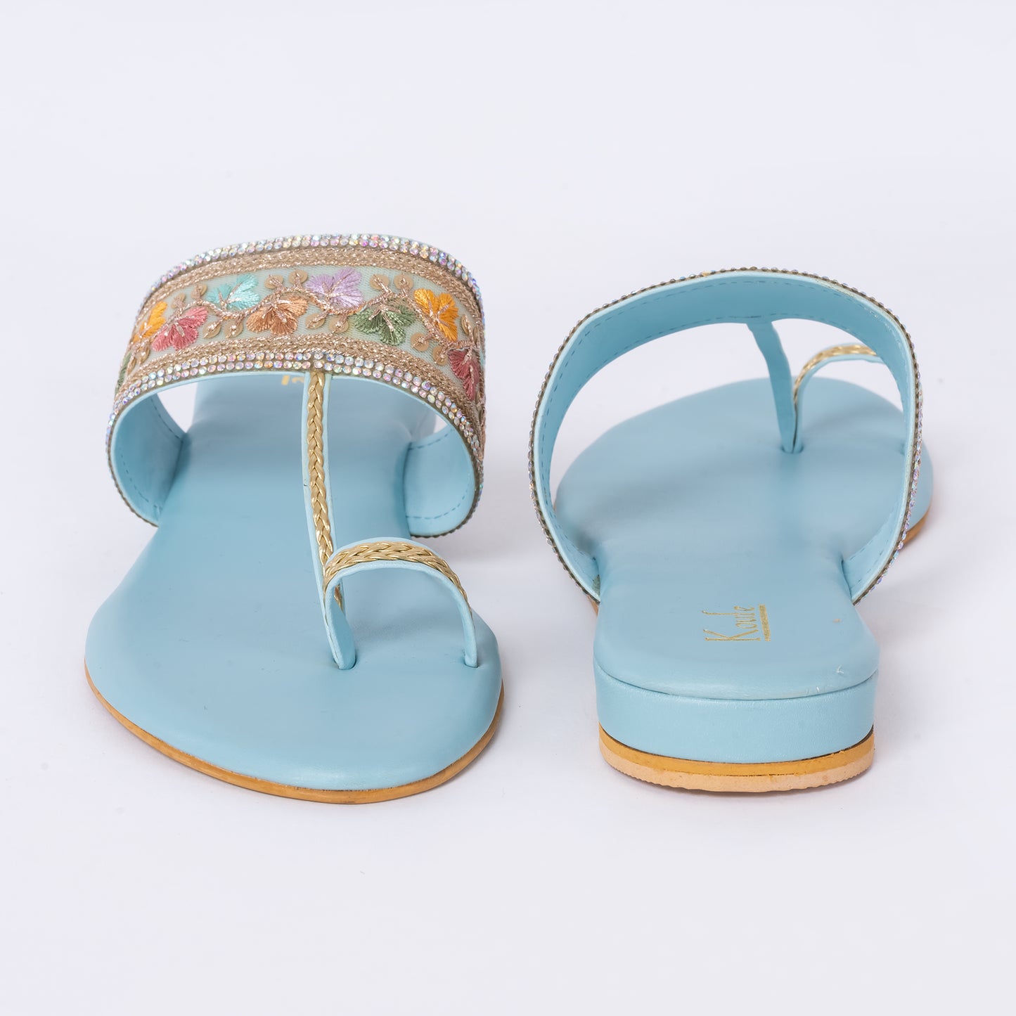 Ethnic Kolhapuris Blue