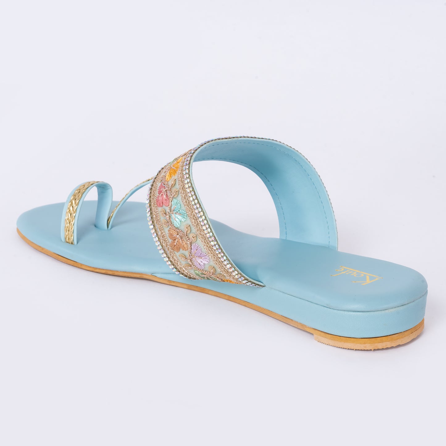 Ethnic Kolhapuris Blue