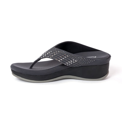 Party WEDGES SILLPERS GREY