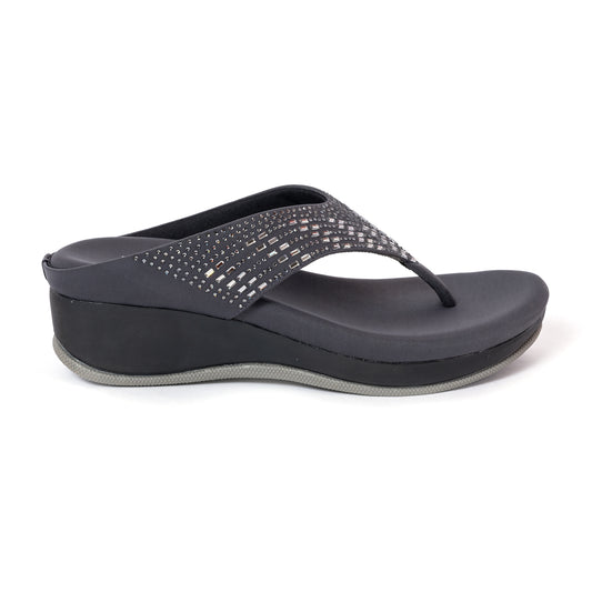 Party WEDGES SILLPERS GREY
