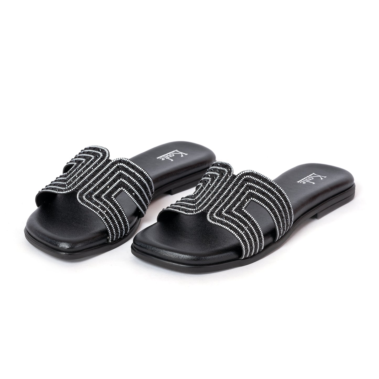 Party SLIP ONS BLACK