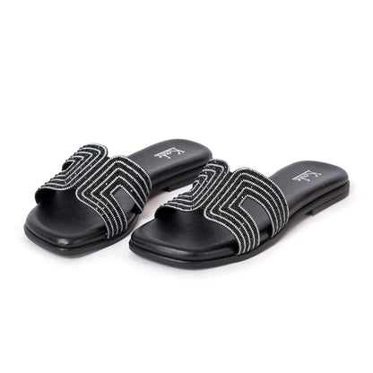 Party SLIP ONS BLACK