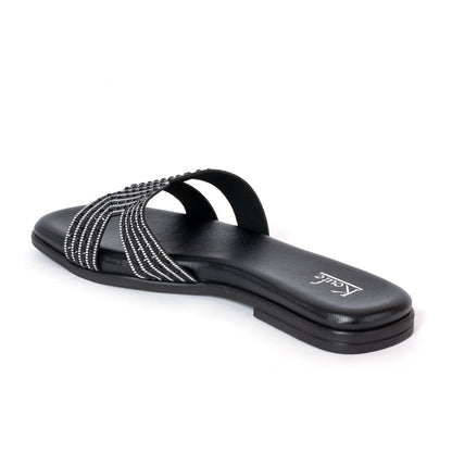 Party SLIP ONS BLACK