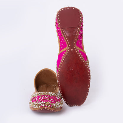 Ethnic Mojaris Pink
